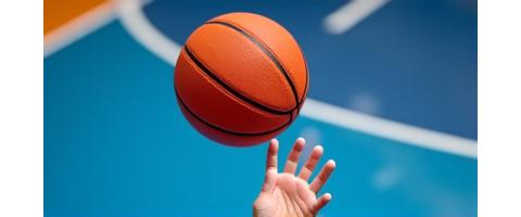 バスケットボールとコート