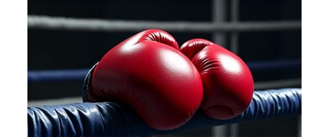 格闘技グローブとリング